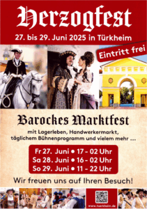 Plakat Herzogfest 2025 Plakat Herzogfest 2025