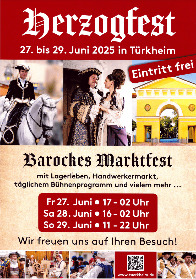 Plakat Herzogfest 2025
