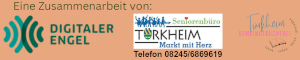 Logo Digitaler Engel, Seniorenbüro Türkheim, Gemeindebücherei Türkheim